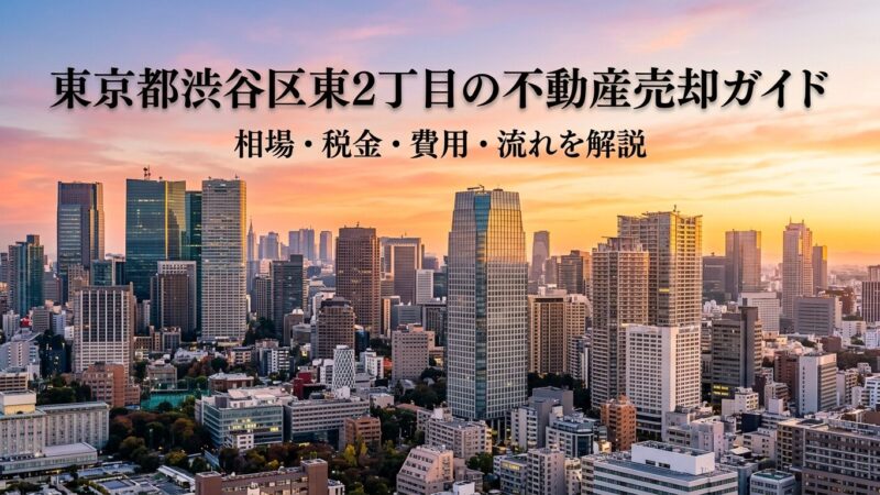 渋谷区東2丁目 不動産売却ガイド