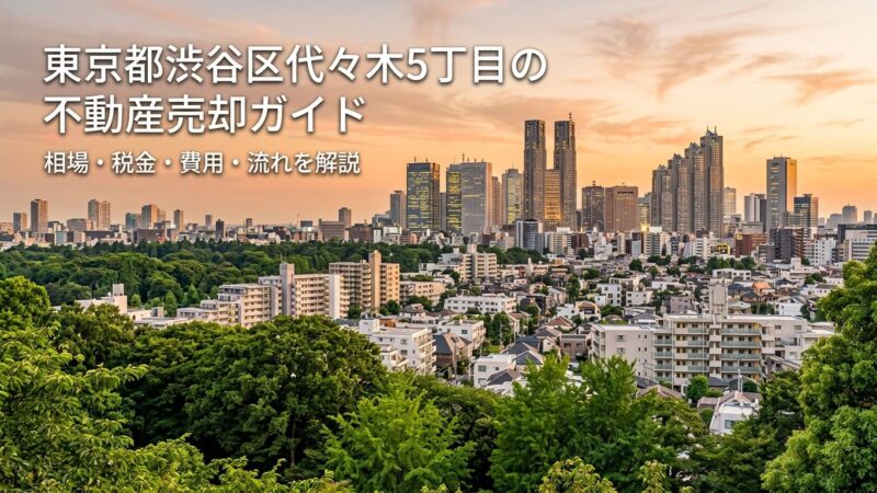 渋谷区代々木5丁目 不動産売却ガイド