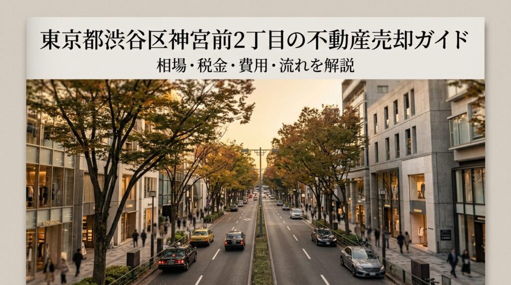 渋谷区神宮前2丁目 不動産売却ガイド