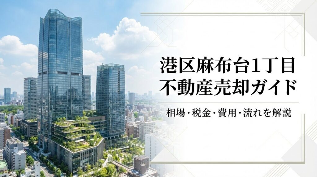港区麻布台1丁目 不動産売却ガイド｜相場・税金・費用・流れ