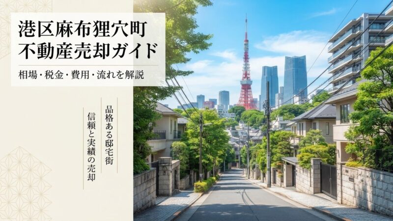 麻布狸穴町 不動産売却ガイド｜相場・税金・費用・流れ