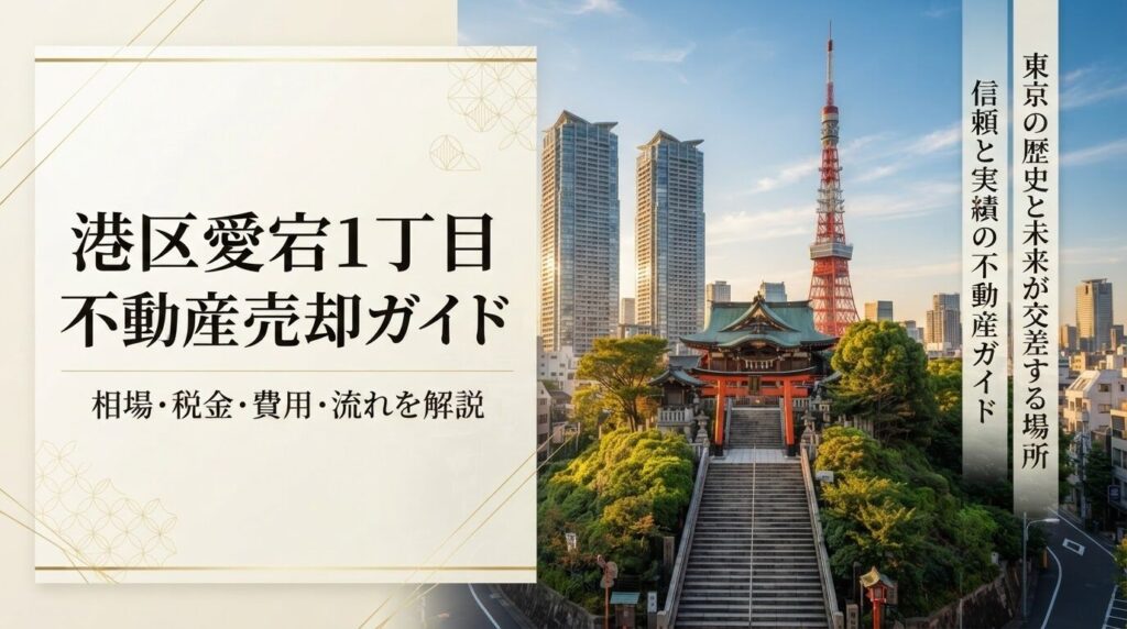 港区愛宕1丁目 不動産売却ガイド｜相場・税金・費用・流れ