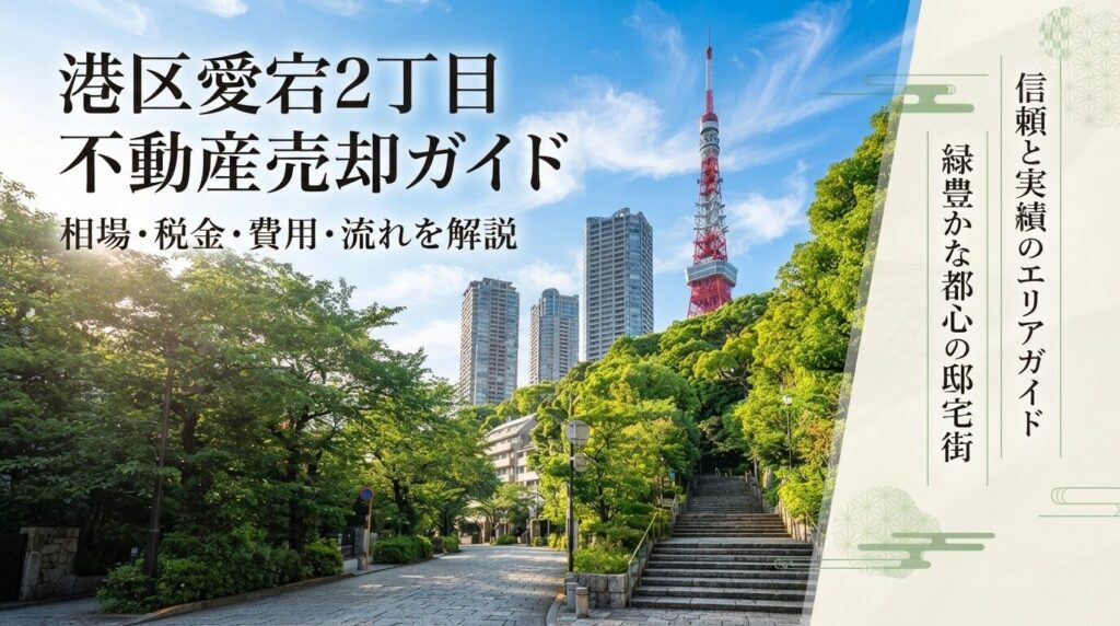 港区愛宕2丁目 不動産売却ガイド｜相場・税金・費用・流れ
