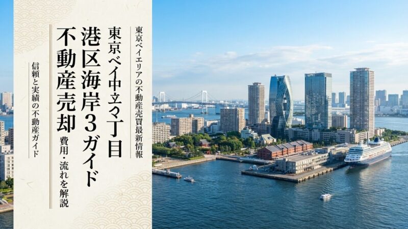 港区海岸3丁目 不動産売却ガイド｜相場・税金・費用・流れ