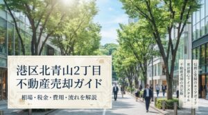 港区北青山2丁目 不動産売却ガイド｜相場・税金・費用・流れ
