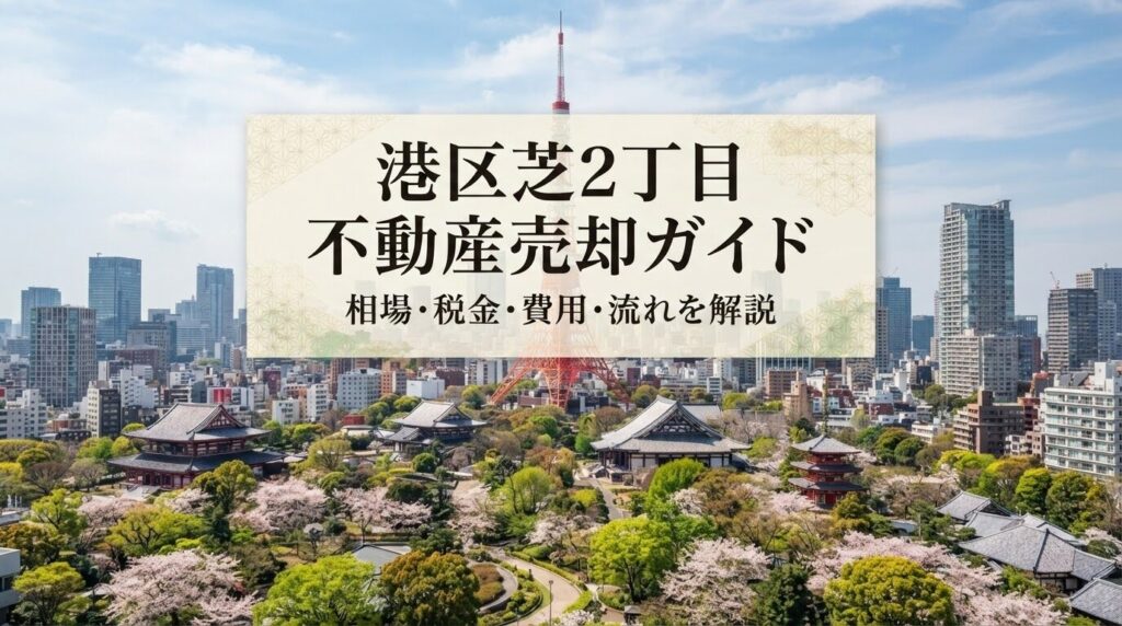 港区芝2丁目 不動産売却ガイド｜相場・税金・費用