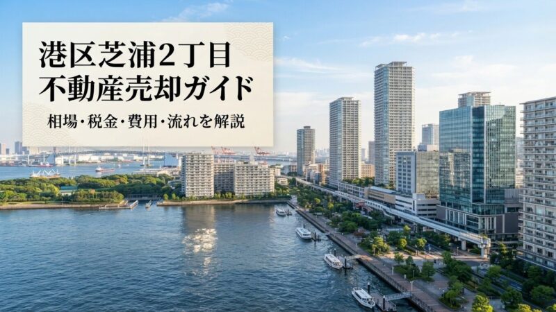 芝浦2丁目 不動産売却ガイド｜相場・税金・費用