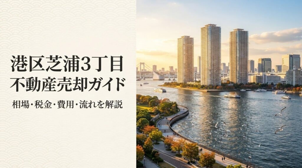 港区芝浦3丁目 不動産売却ガイド｜相場・税金・費用