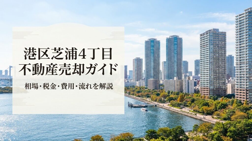 港区芝浦4丁目 不動産売却ガイド｜相場・税金・費用