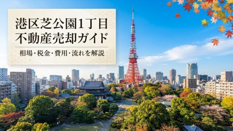 港区芝公園1丁目 不動産売却ガイド｜相場・税金・費用