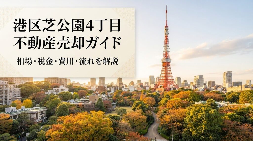 港区芝公園4丁目 不動産売却ガイド｜相場・税金・費用