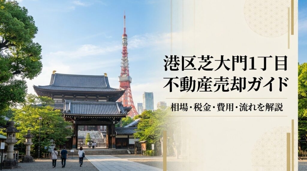 港区芝大門1丁目 不動産売却ガイド｜相場・税金・費用・流れ