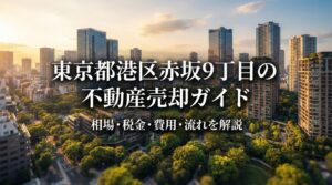 東京都港区赤坂9丁目 不動産売却完全ガイド｜相場・税金・費用