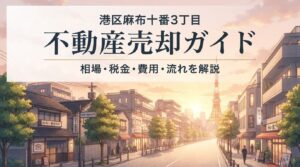 麻布十番3丁目 不動産売却ガイド｜相場・税金・費用・流れ